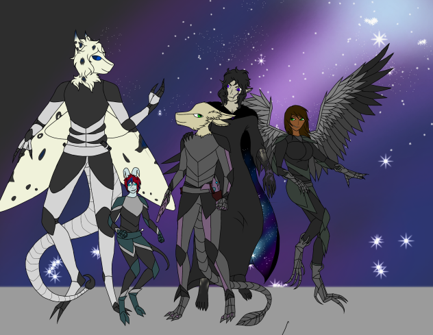 character cast - heart of the abyss - ibisPaint