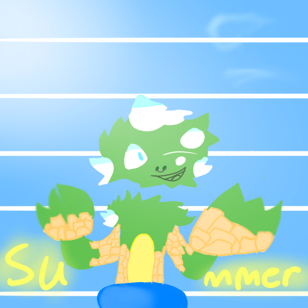 Summer art i made. (happy summer) - ibisPaint