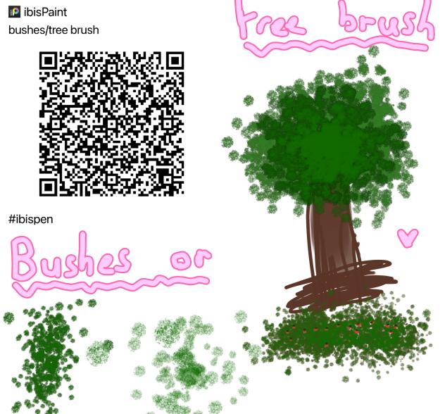 Bushes Tree brush - ibisPaint