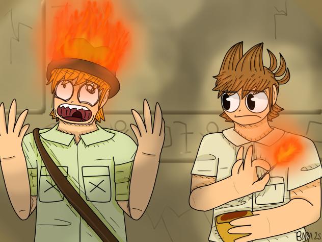 Another Eddsworld scene redraw