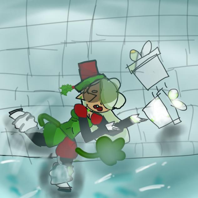 Clover holiday spirit skin(bff’s oc)