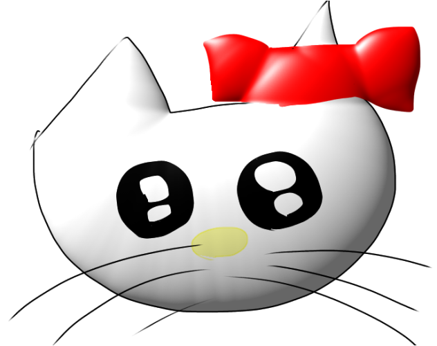 立体的 ハローキティちゃん🐈