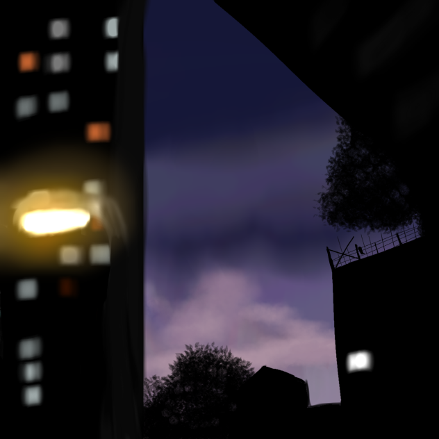 Real Life Vs Drawing🌆