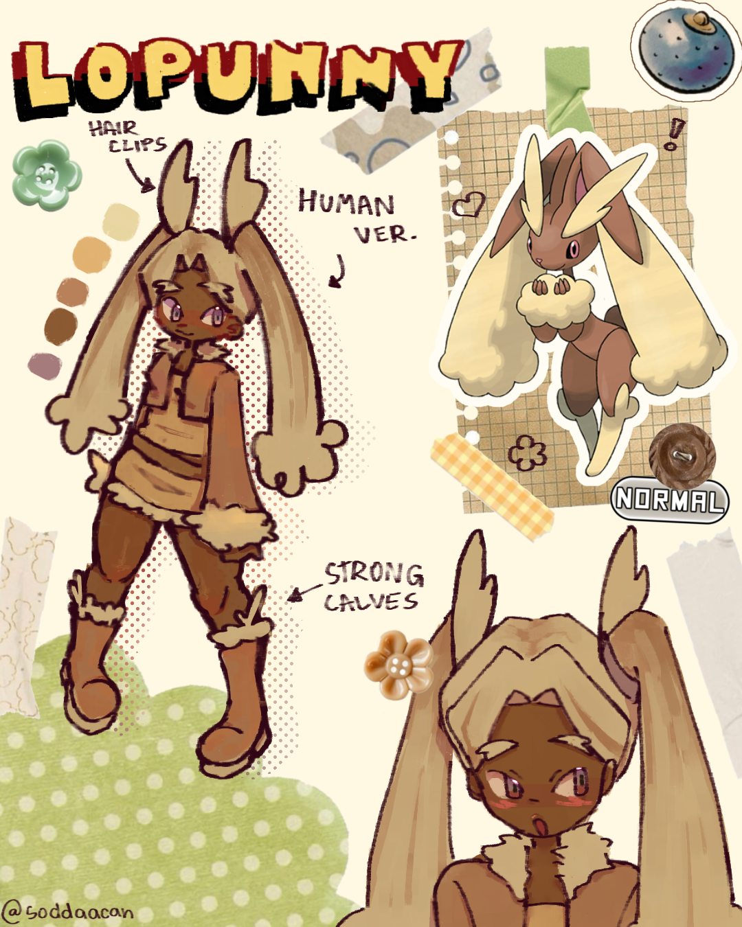 Humanoid Lopunny - ibisPaint