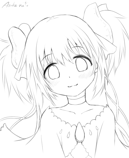 線画 アルティメットまどか 魔法少女まどか マギカ Ibispaint