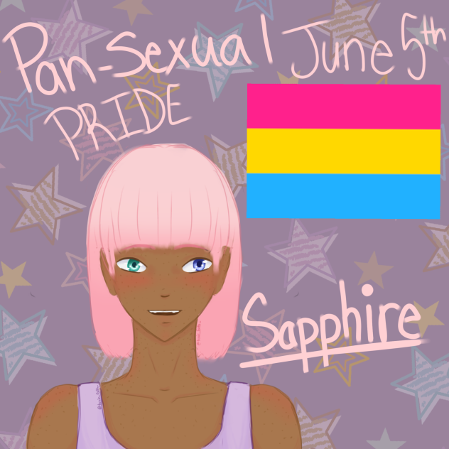 9OC sapphire -pride month day 5-