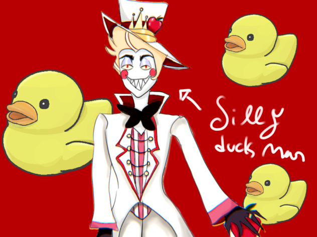 🦆 silly Duck man 🦆 🥰 - ibisPaint