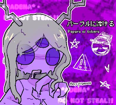 PURPLE CANDLE MONSTER