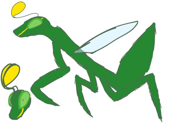 praying mantis dragon