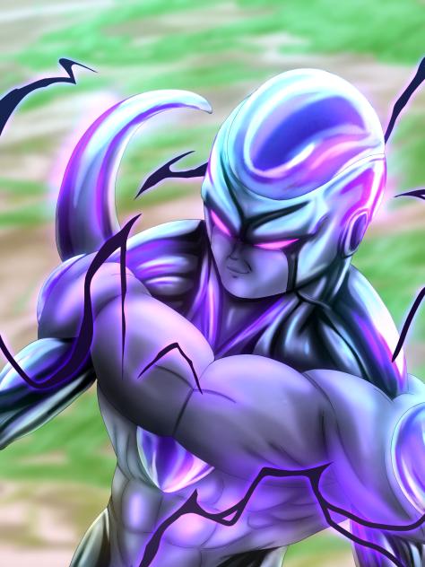 Black frieza fan art