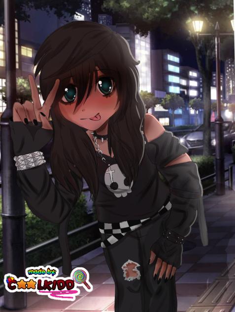 Pretty emo girl