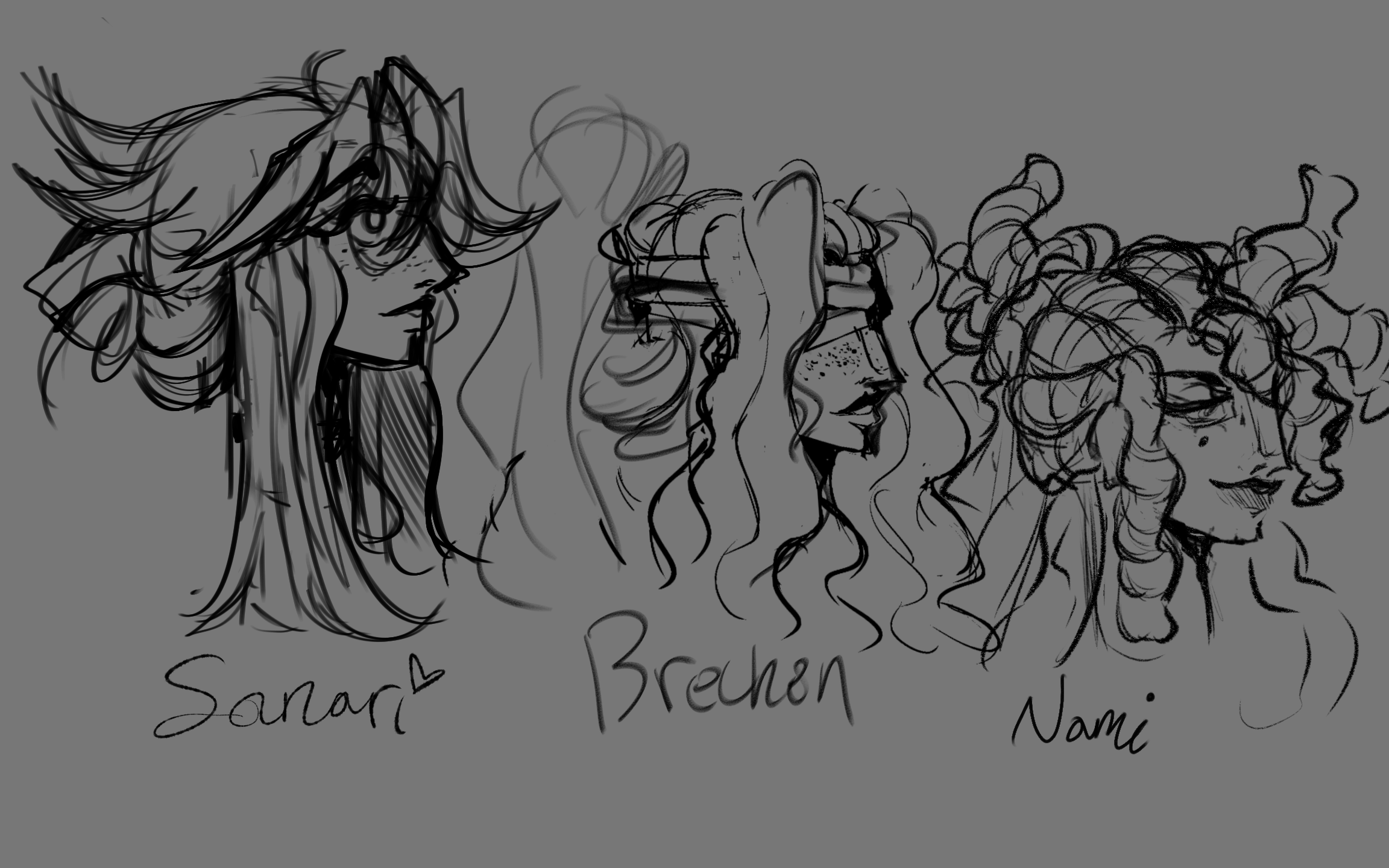oc side profiles - ibisPaint