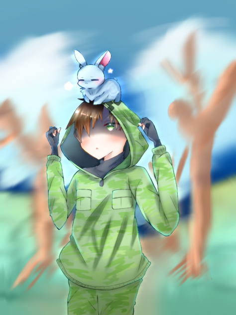 うさぎさんのった！