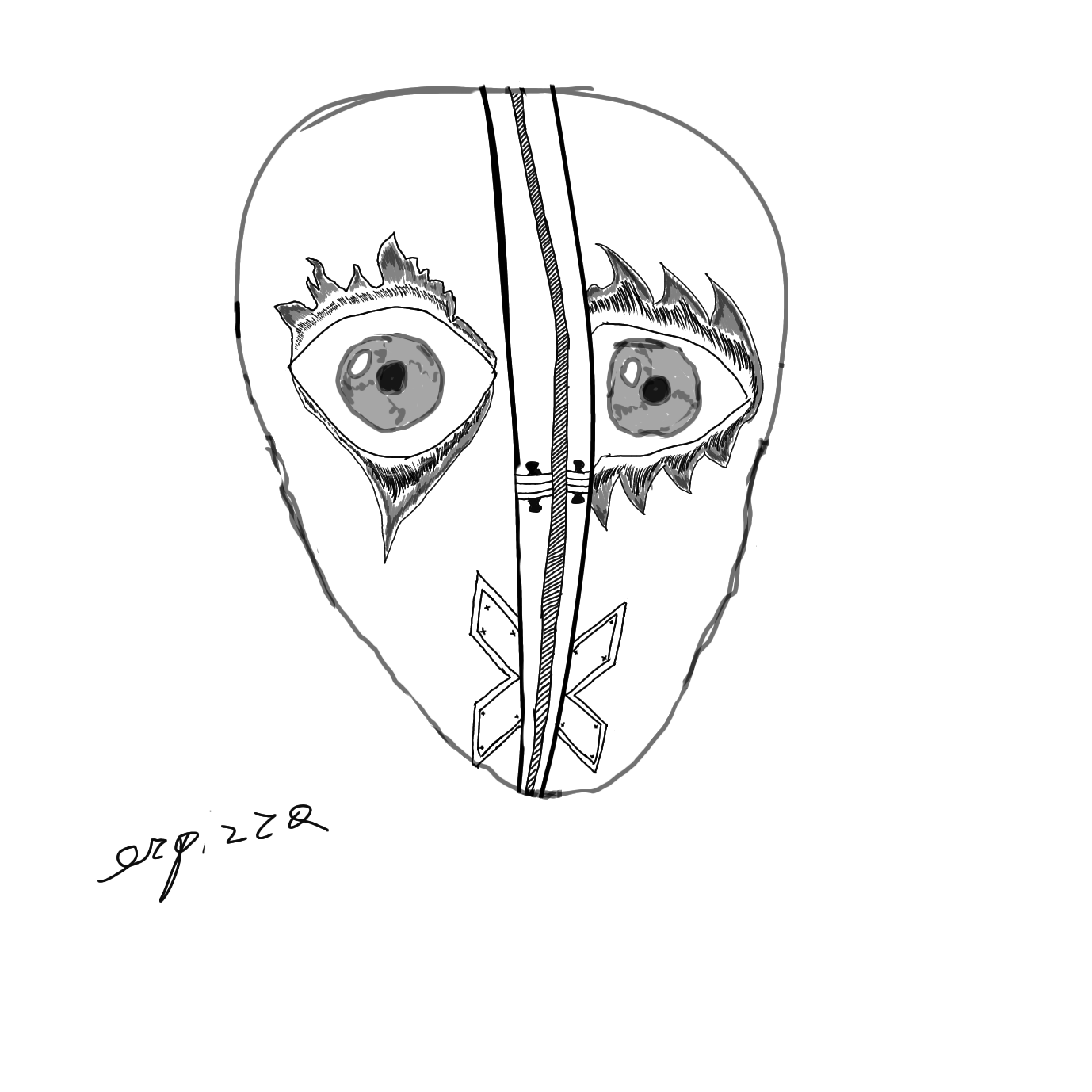 The silence Mask - ibisPaint