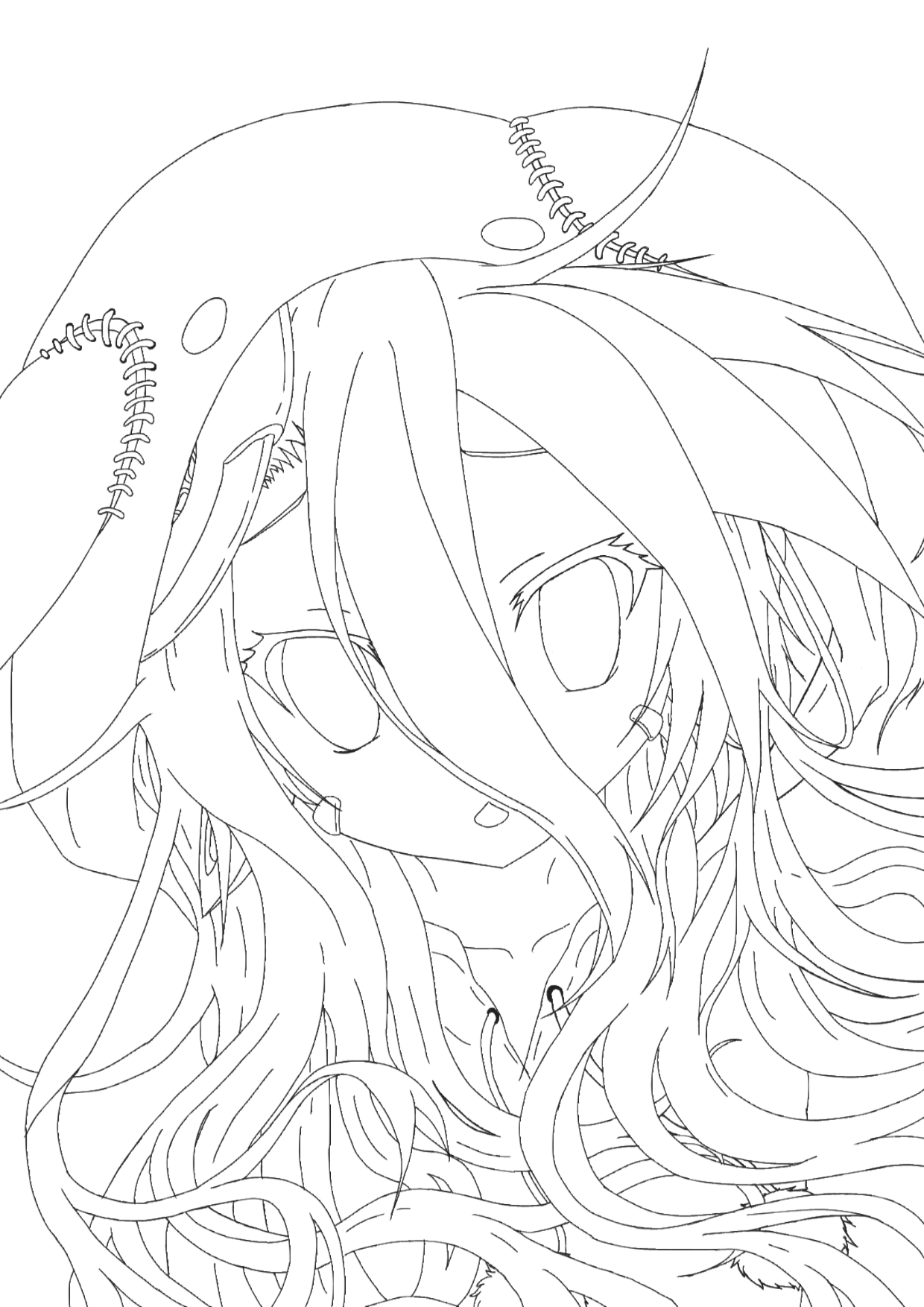 シュヴィ ドーラ 線画 Ibispaint