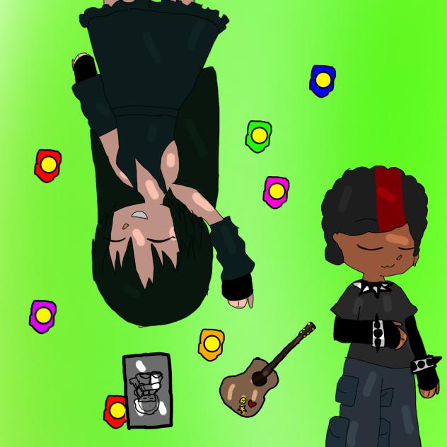 desenhista + músico (desenhando casais)