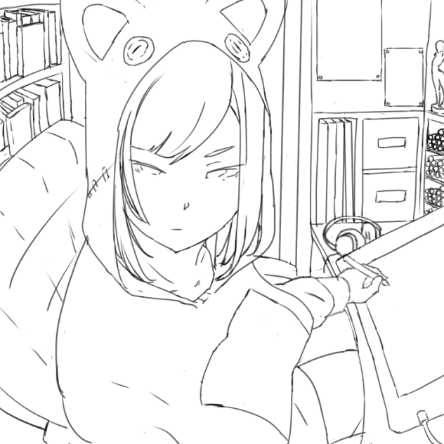 線画🖤