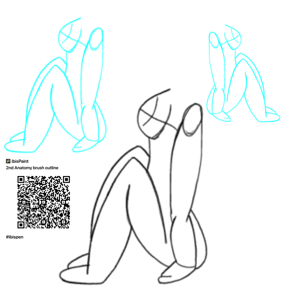 2nd Anatomy outline brush - ibisPaint