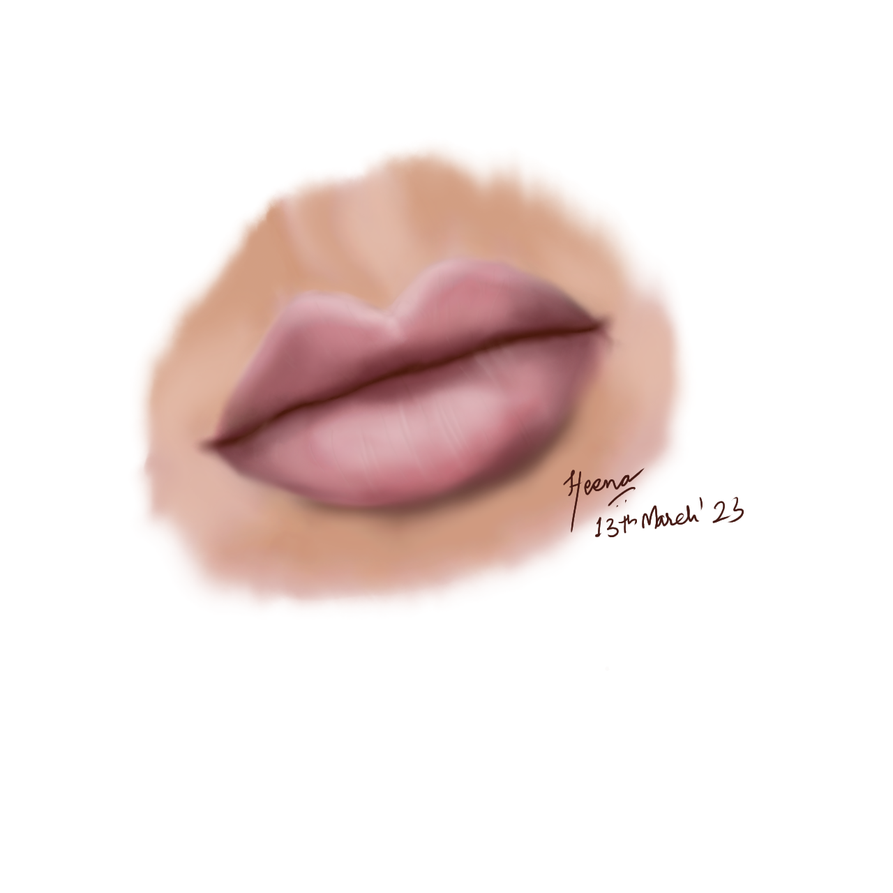 A quick Lip Drawing Video ibisPaint