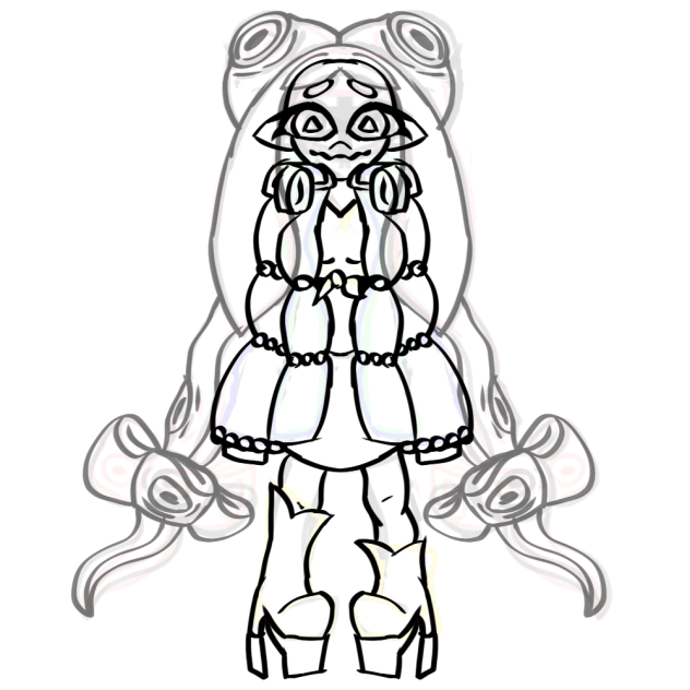 Coasta, an idol for Inktropolis wip