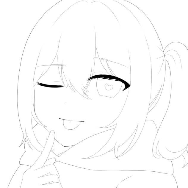 =͟͟͞͞❤️ 線画