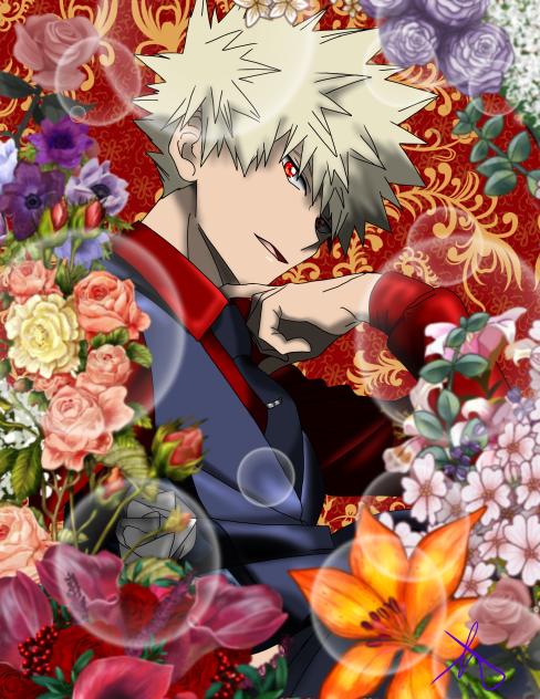 In flowers