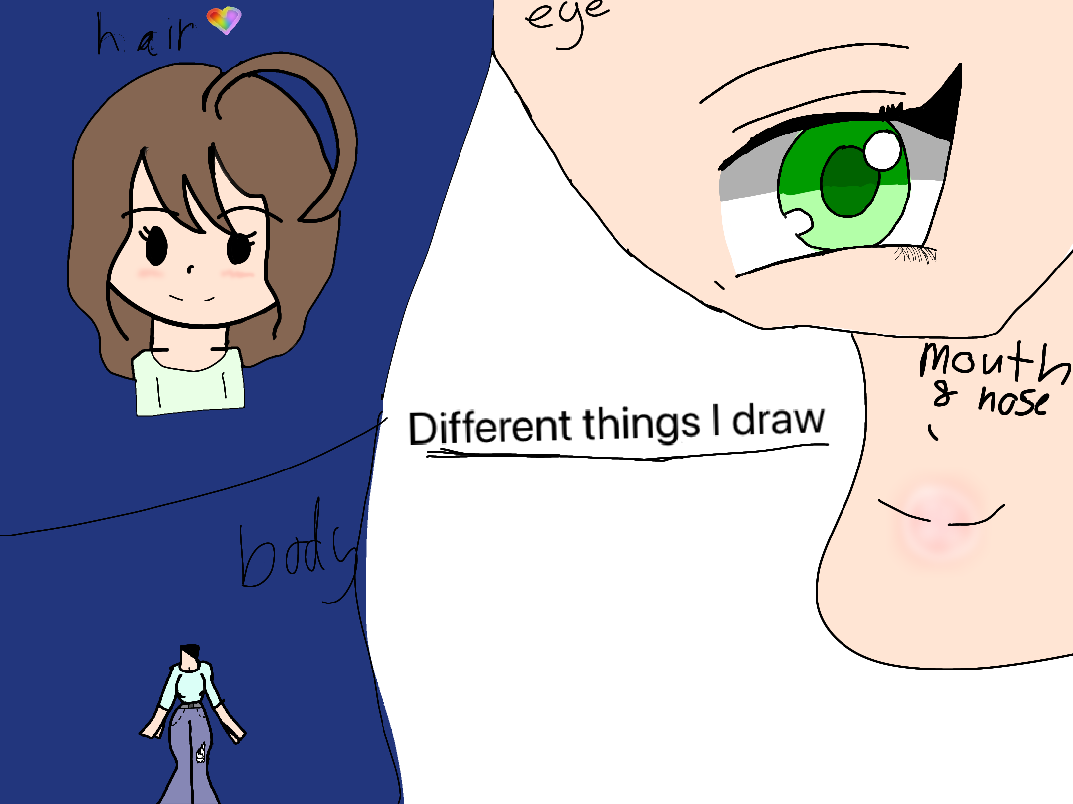 ( this shows I drew the body.) - ibisPaint