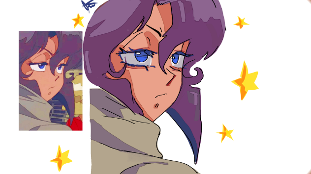 90s anime art style I tried hard tho