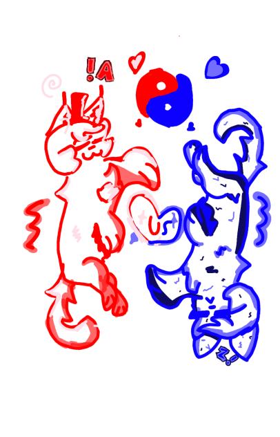 ❤️+💙