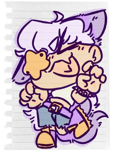 chibi sketch ovo