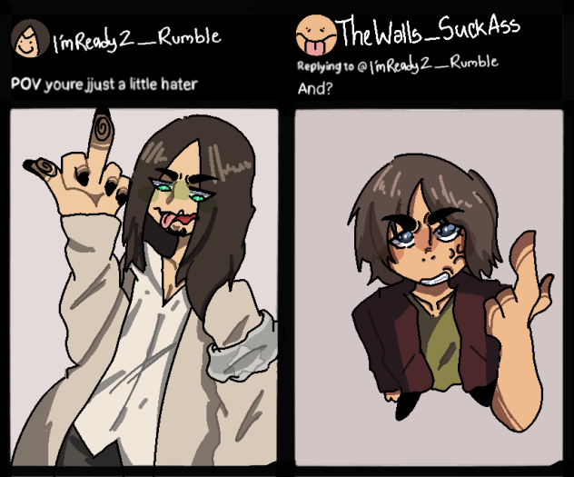 POV youre jjust a little hater