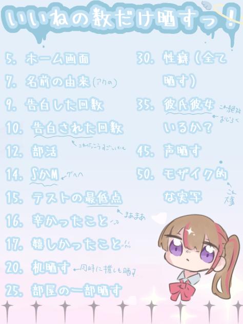 晒しますっっ