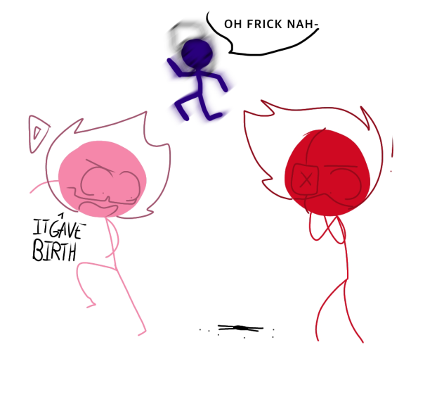 IT GAVE BIRTH