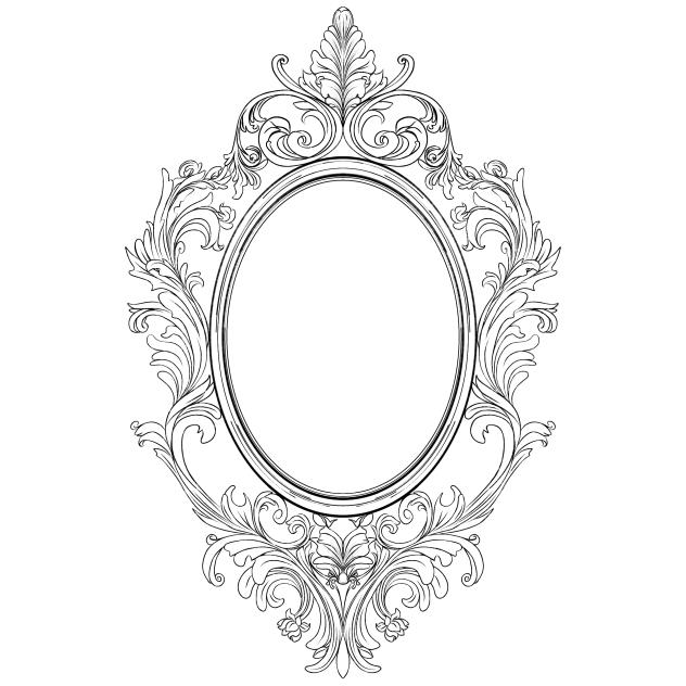 Antique mirror
