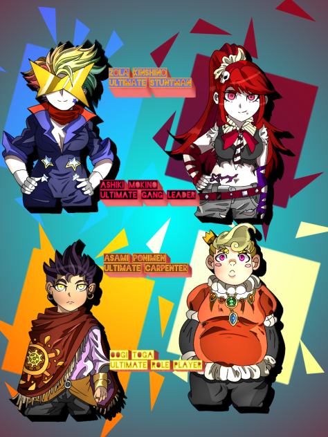 Danganrampa-Resort of the Gulity 4 oc