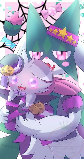 ポケまぜハロウィンにゃんこ🎃🐱