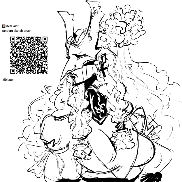 random sketch brush