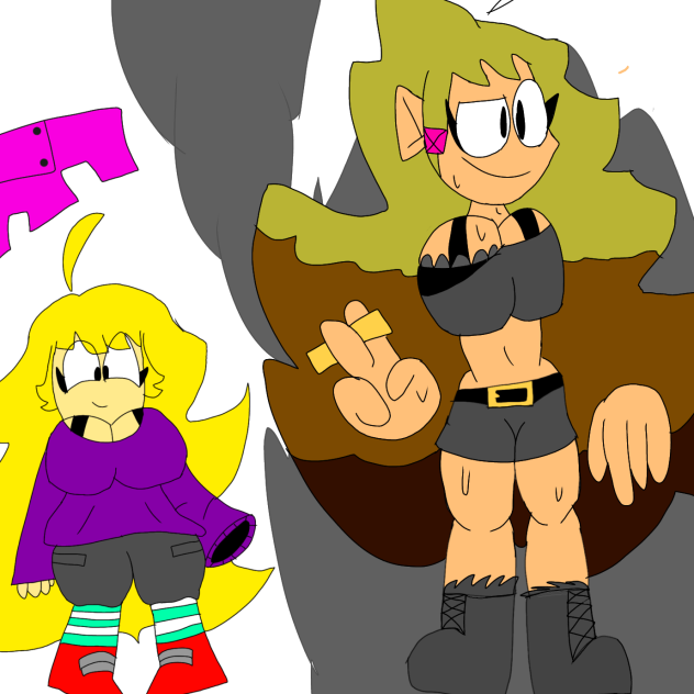 full body Blaze and Shulker both Female