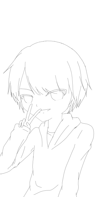 線画だよ