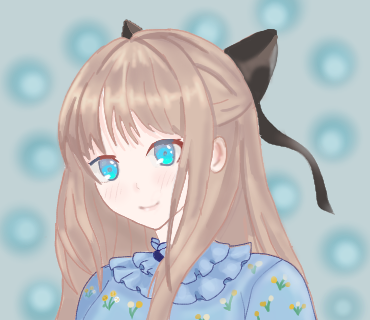 blue girl