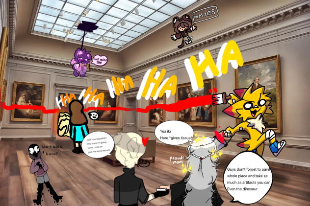 Museum chaos collab