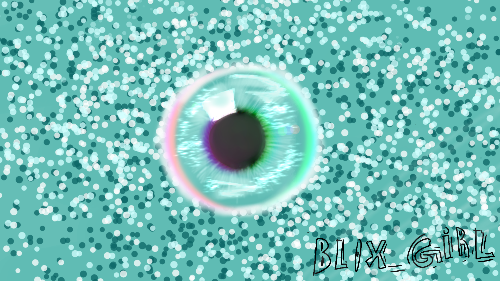 Beauty of blue eyes 🩵 - ibisPaint