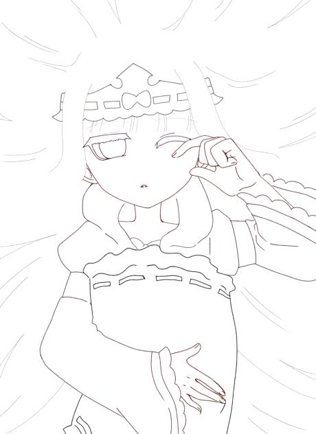 おはよ。 塗り絵