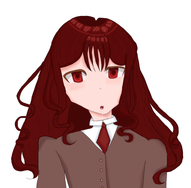 Ruby red girl