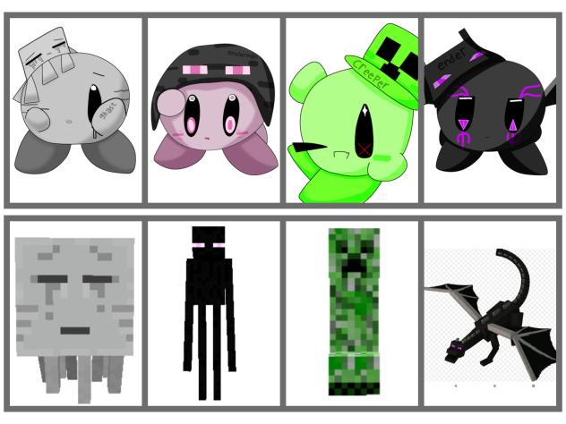 マイクラのMOBをオリカビにしてみた①