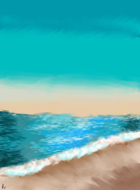 beach 😭 - ibisPaint