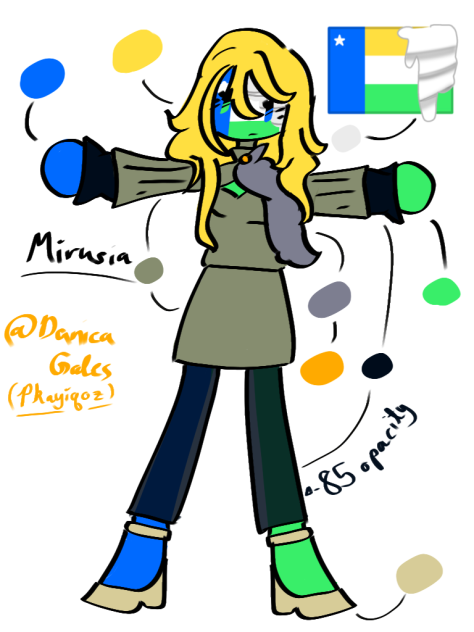 How to draw Mirusia. + color pallete.