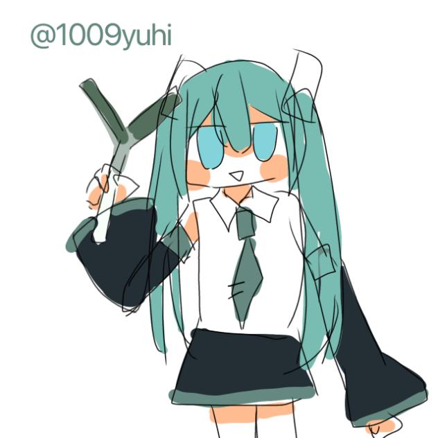 ミクさんがネギを回すだけ