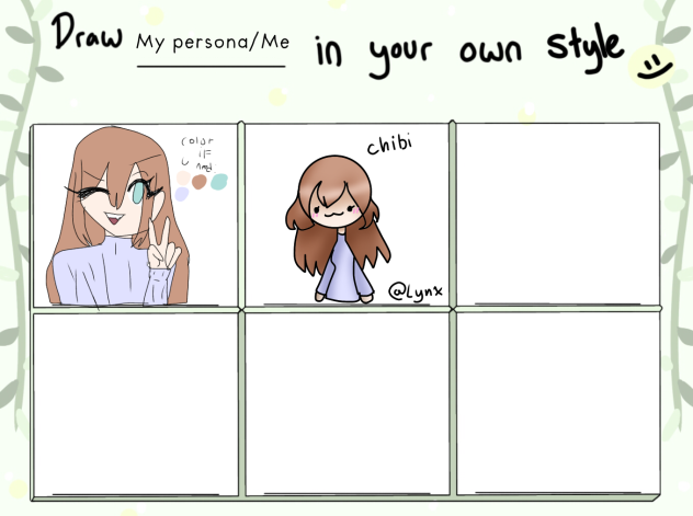Draw my persona in your style collab
