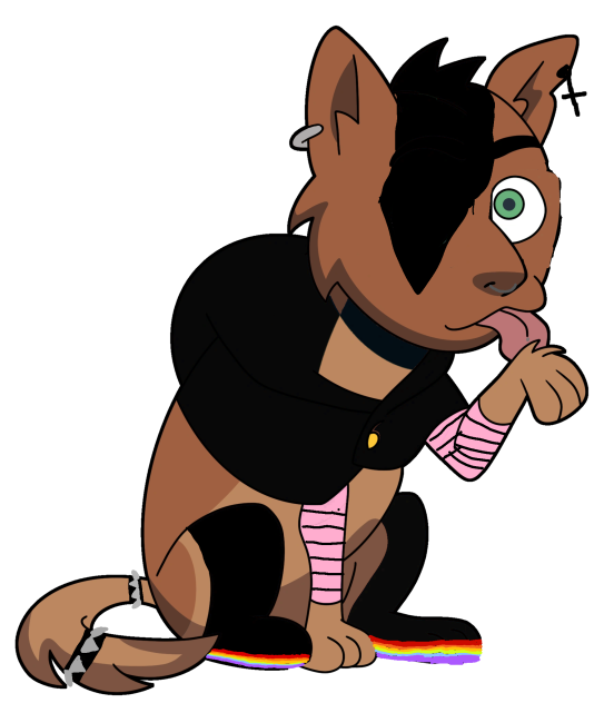 Barkus as a 2000 emo